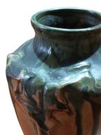 Denbac - Vaas - Aardewerk, Steengoed - Vaas in groen, Antiek en Kunst