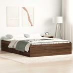 vidaXL Bedframe bruin eikenkleur 140x200 cm, Huis en Inrichting, Verzenden, Nieuw