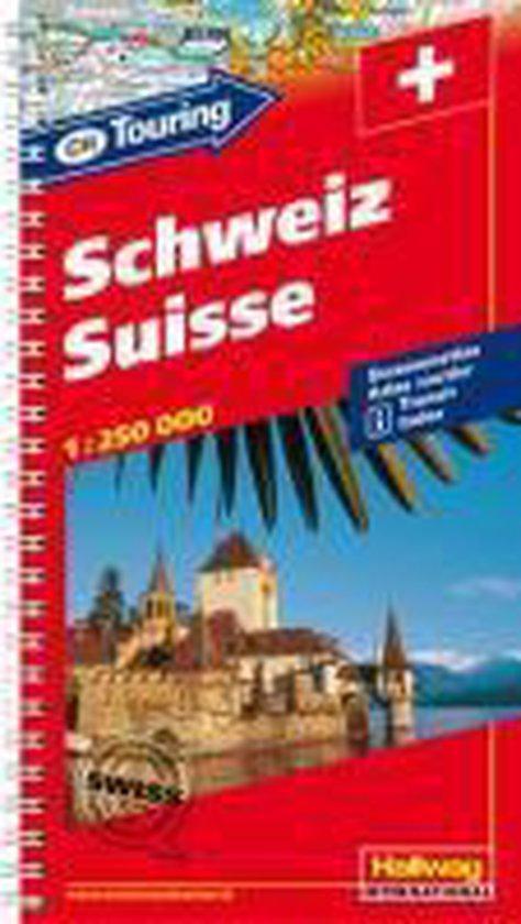 Touring Atlas Schweiz 1 : 250 000 9783828300484 Hallwag, Boeken, Taal | Engels, Zo goed als nieuw, Verzenden
