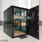 Modern tuinhuis 1,5x 2,2m van Zelfbouwontainer! Bel snel!, Tuin en Terras, Ophalen, Nieuw, Metaal, Tuinhuis