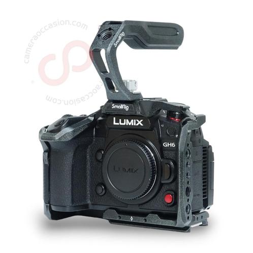 Panasonic  Lumix GH6 + Smallrig cage + tophandle nr. 0220, TV, Hi-fi & Vidéo, Photo | Lentilles & Objectifs, Enlèvement ou Envoi