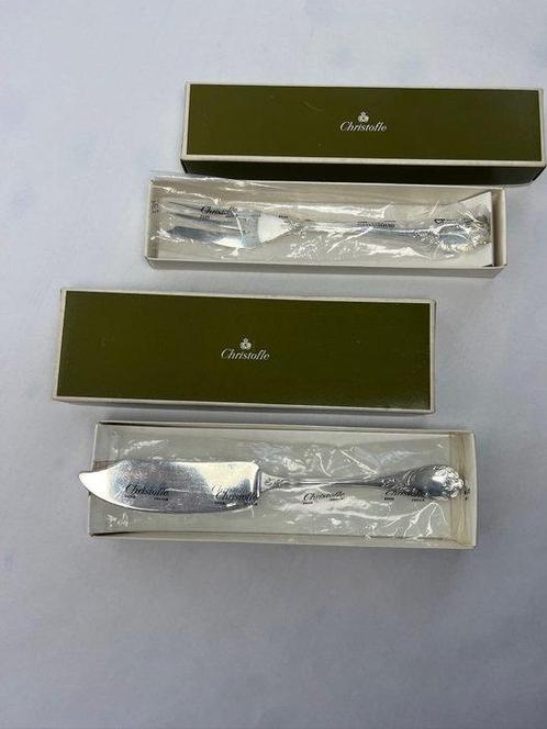 Christofle - Ménagère (2) - Marneux - Plaqué(e) argent -, Antiek en Kunst, Antiek | Meubels | Tafels