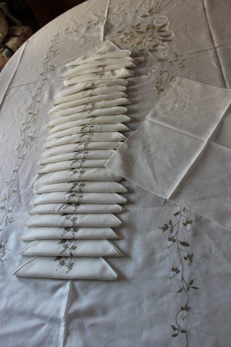 Tafelkleed - 400 cm - 170 cm, Antiek en Kunst, Antiek | Tapijten, Tafelkleden en Textiel