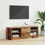 vidaXL TV Kast Oud Hout 102 x 35 x 36,5 cm Bewerkt hout, Verzenden, Nieuw