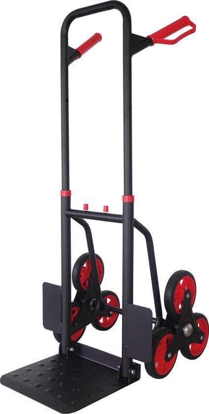 2dekans | BRASQ Steekwagen Trap - Staal - 120KG, Doe-het-zelf en Bouw, Transportwagens, Ophalen of Verzenden