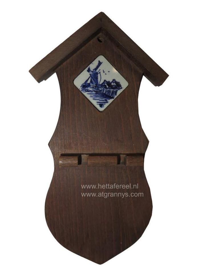 Lepelrekje met Hollands tegeltje, Huis en Inrichting, Woonaccessoires | Overige, Gebruikt, Verzenden