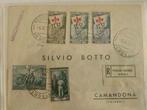 Italië 1951/1951 - Envelop verzonden tegen gymnastiektarief, Postzegels en Munten, Postzegels | Europa | Italië, Gestempeld