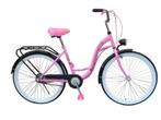 Viking Choice Meisjesfiets 26 inch - Roze met Zwarte Acce..., Fietsen en Brommers, Ophalen of Verzenden, Nieuw