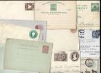 Azië 1880/1990 - Twee collecties: 1.- Postwaardestukken, Postzegels en Munten, Gestempeld