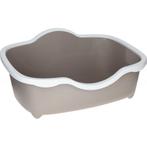 Kattenbak très chic open 56 x 39 x 26 cm, wit/taupe - kerbl, Dieren en Toebehoren, Katten-accessoires, Nieuw