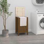 vidaXL Wasmand 44x44x76 cm massief grenenhout honingbruin, Huis en Inrichting, Verzenden, Nieuw
