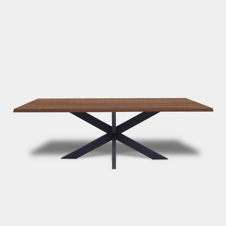 Tafel Boomstam eikenhout  Matrix  140x90, Huis en Inrichting, Tafels | Eettafels