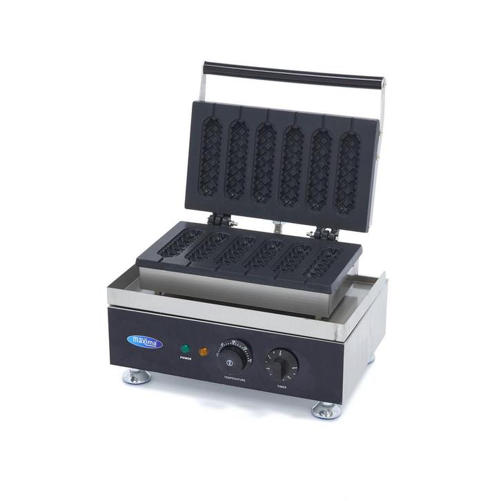 Wafelijzer - 6 Stuks - Corndog - Geribbeld, Elektronische apparatuur, Wafelijzers, Nieuw, Verzenden