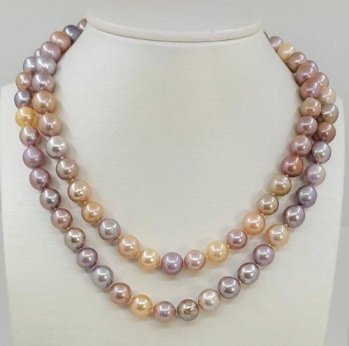 Zonder Minimumprijs - Halsketting Zilver Parel - Multi, Handtassen en Accessoires, Kettingen
