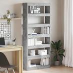vidaXL Beton Grijze Boekenplank Beton grijs Behandeld hout, Verzenden, Nieuw
