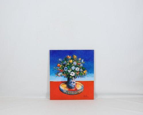 Mart Seijkens (1945) - Kleurrijk bloemstuk, Antiek en Kunst, Kunst | Schilderijen | Modern