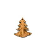 Kerstboomhanger Kerstboom gemaakt van olijfhout, Nieuw