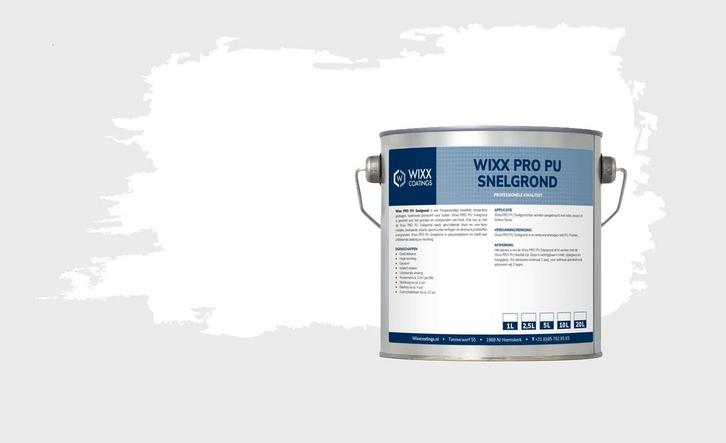 Wixx PRO PU Snelgrond Wit 20L, Bricolage & Construction, Peinture, Vernis & Laque, Envoi
