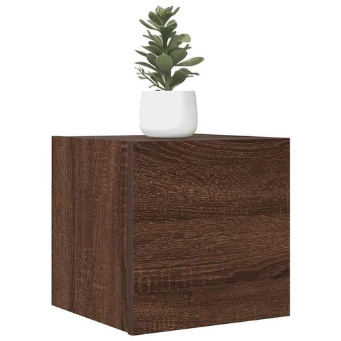 vidaXL Tv-wandmeubel 30,5x30x30 cm bruin eikenkleur, Huis en Inrichting, Kasten |Televisiemeubels, Nieuw, Verzenden