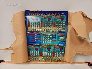 3x Frontplaat bingo/gokautomaat Wimi Royal Seven 7... beschikbaar voor biedingen