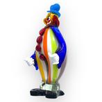 Filippo Maso - Sculpture, Clown grande con canne colorate -, Antiek en Kunst