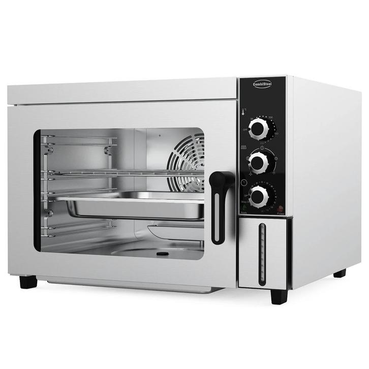 Hetelucht-/Stoomoven | 4 Niveaus (2/3 GN) | Elektrisch |, Zakelijke goederen, Horeca | Keukenapparatuur, Nieuw in verpakking, Verzenden
