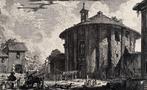 Giovanni Battista Piranesi (1720-1778) - Veduta del Tempio, Antiquités & Art, Antiquités | Autres Antiquités