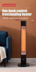 4x Electr patio heater zwart, Ophalen