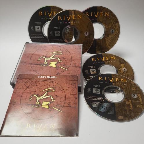 Riven the Sequel to Myst PC, Games en Spelcomputers, Games | Pc, Zo goed als nieuw, Ophalen of Verzenden