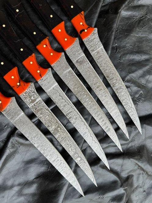Keukenmes - Keukensmessen. Ladderpatroon, Felt mes, Chef, Antiek en Kunst, Antiek | Keukengerei