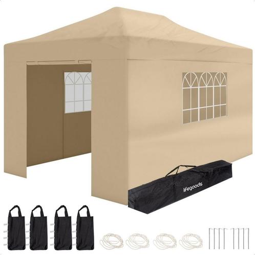 Tweedekans | LifeGoods Partytent – Waterdicht & In Hoogte, Tuin en Terras, Partytenten, Ophalen of Verzenden