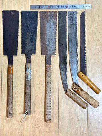 Set of 6 Traditional Japanese Hand Saws - Outil de travail