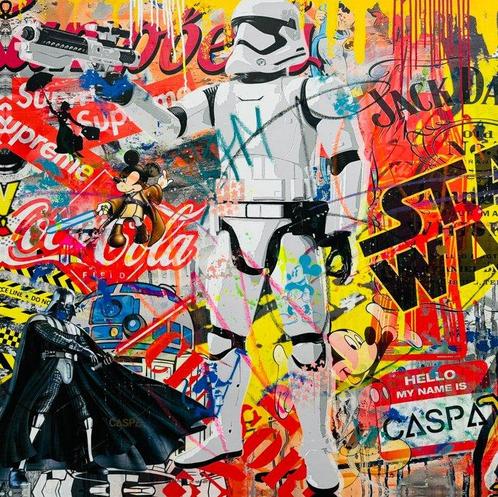 CASPA - Stormtrooper, Antiquités & Art, Art | Peinture | Moderne