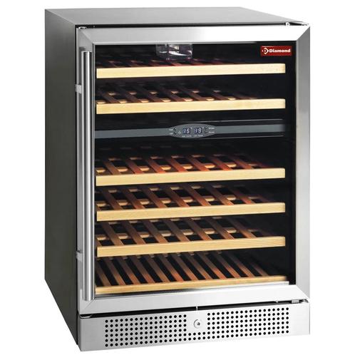 Wijnkoelkast | MILLEBOLLE | 160L (45x 75cl) | RVS | 2 Zones, Zakelijke goederen, Horeca | Keukenapparatuur, Nieuw in verpakking