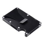 Aluminium Carbon Fiber Wallet - Portemonnee Portefeuille, Handtassen en Accessoires, Portemonnees, Nieuw, Verzenden