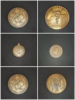 Italië. Milaan - Kavel van 6 bronzen medailles voor Milaan, Postzegels en Munten
