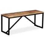 vidaXL Bankje 110x35x45 cm massief mangohout, Verzenden, Nieuw