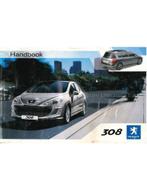 2008 PEUGEOT 308 INSTRUCTIEBOEKJE ENGELS, Auto diversen, Handleidingen en Instructieboekjes