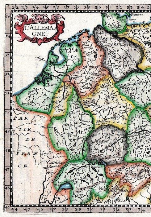 Europa - Duitsland, Nederland, België, Polen, Hongarije,, Boeken, Atlassen en Landkaarten