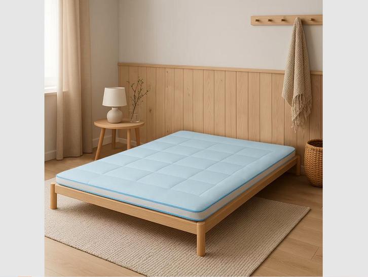 2dekans | Zydante Cooling Topper - 90 x 200 cm - Afneembare, Huis en Inrichting, Slaapkamer | Matrassen en Bedbodems, Ophalen of Verzenden