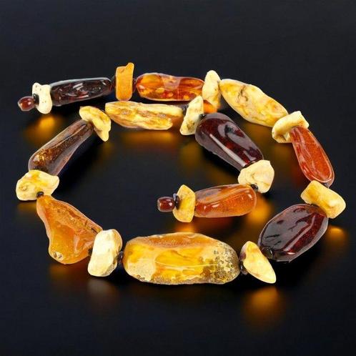 Collier précieux en ambre balte - Ambre - Trasparent and, Verzamelen, Dierenverzamelingen