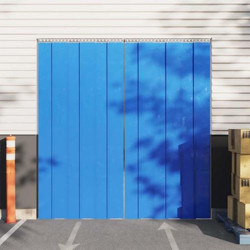 vidaXL Deurgordijn 200x1,6 mm 25 m PVC blauw, Huis en Inrichting, Stoffering | Gordijnen en Lamellen, Nieuw, Verzenden
