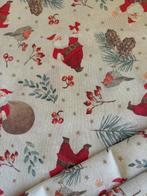 Elegant kerstpatchwork-thema stof met Santa Claus voor, Nieuw