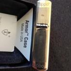 Zippo - Classic Design - 3D geriffelt - golden brass armor, Nieuw