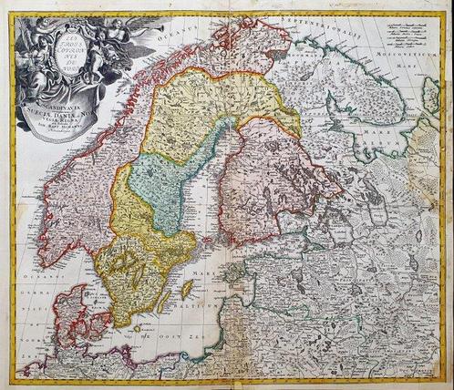 Europa - Noord-Europa / Scandinavië / Noorwegen / Finland /, Boeken, Atlassen en Landkaarten