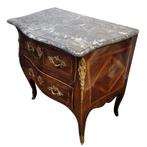 Commode - Marqueterie de divers bois précieux, Antiek en Kunst