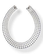 Collier - 18 carats Or jaune, Collier en or blanc 18 carats, Nieuw