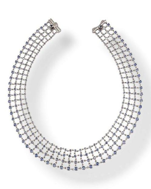 Collier - 18 carats Or jaune, Collier en or blanc 18 carats, Handtassen en Accessoires, Kettingen