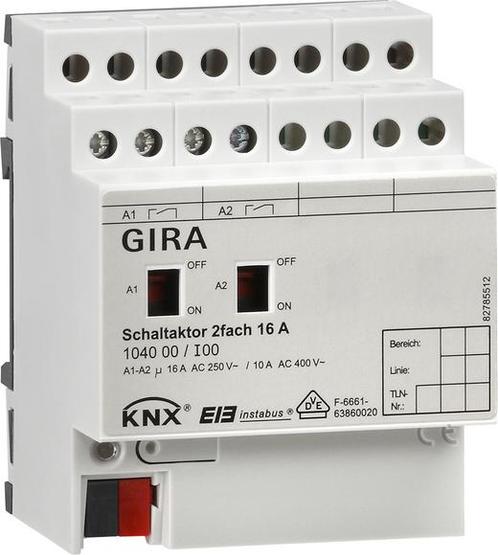 Gira KNX-schakelactuator-bussysteem DIN-rail - 104000, Doe-het-zelf en Bouw, Elektriciteit en Kabels, Verzenden