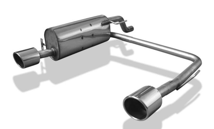 Rieger einddemper links/rechts (1x 115x85mm) Type 32 | Corsa, Auto-onderdelen, Uitlaatsystemen, Nieuw, Opel, Verzenden